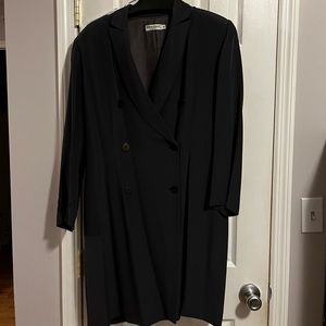 Georgia Armani Le Collezione Women’s size 12 gunmetal gray double breasted dress